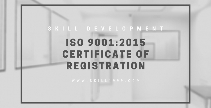 Certificate of Registration ISO9001:2015